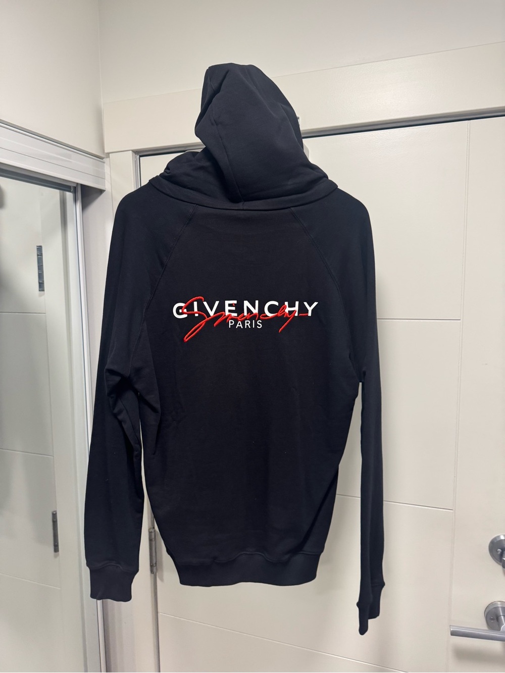 Givenchy Paris Men’s Black Logo Hoodie (oversized)
